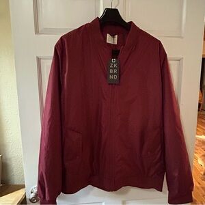 Zak Brand Bomber V2 Jacket - XL - burgundy